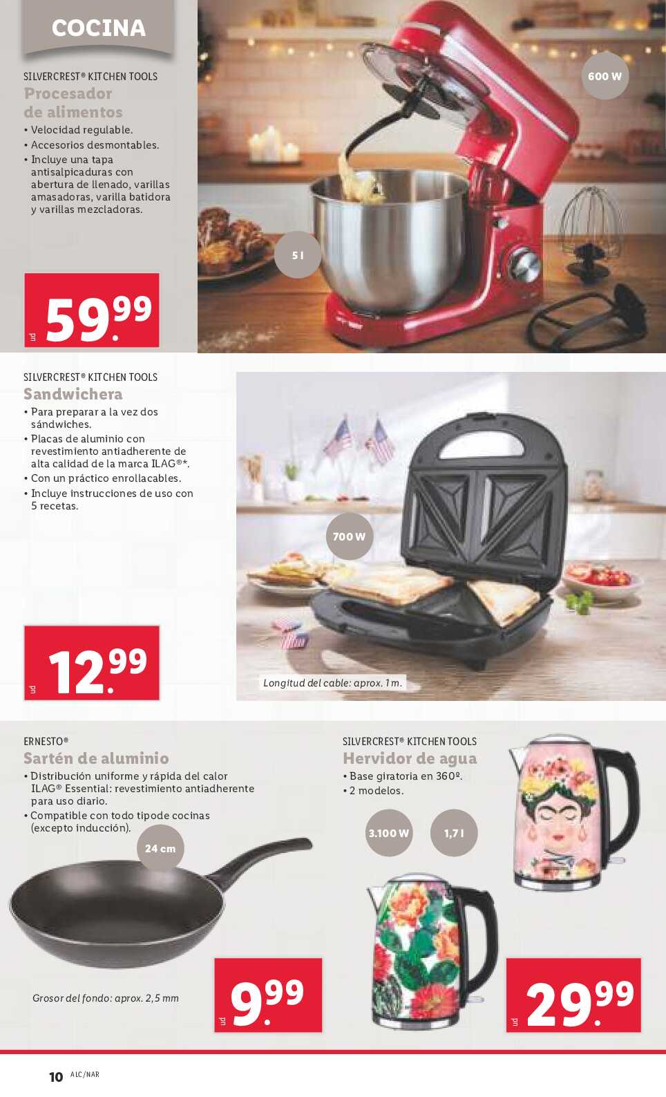 Folleto semanal bazar Lidl. Página 16