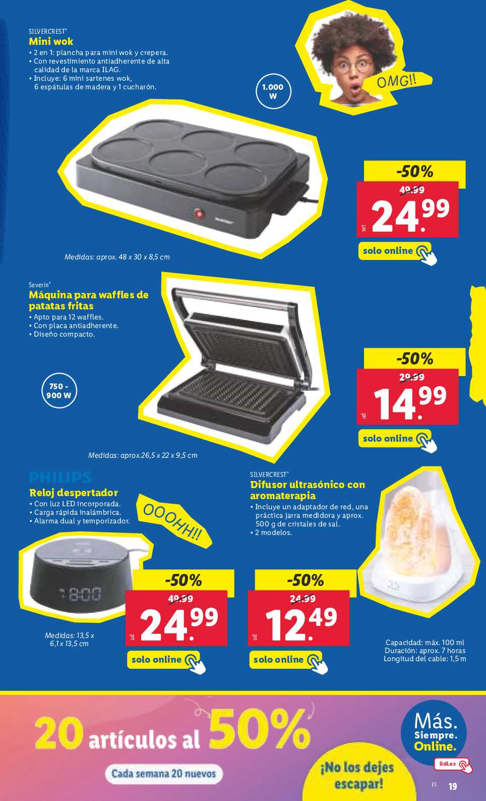 Folleto semanal bazar Lidl. Página 19