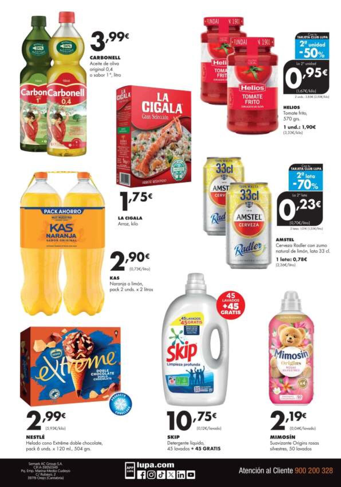 Folleto semanal Lupa. Página 04