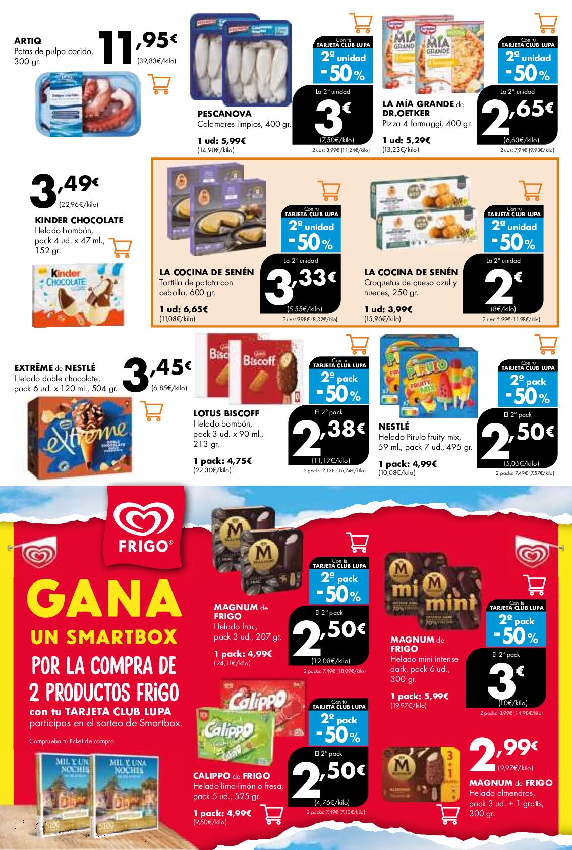 Ofertas del 3 al 16 de julio Lupa. Página 09