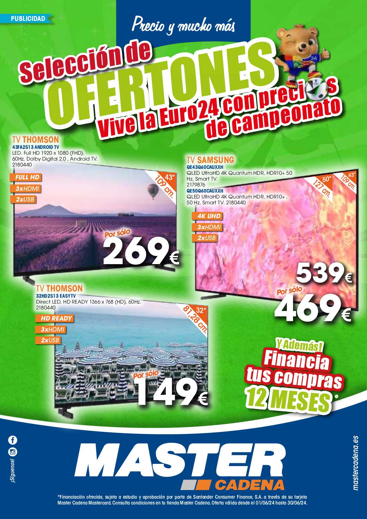 Selección de ofertones Master Cadena. Página 01