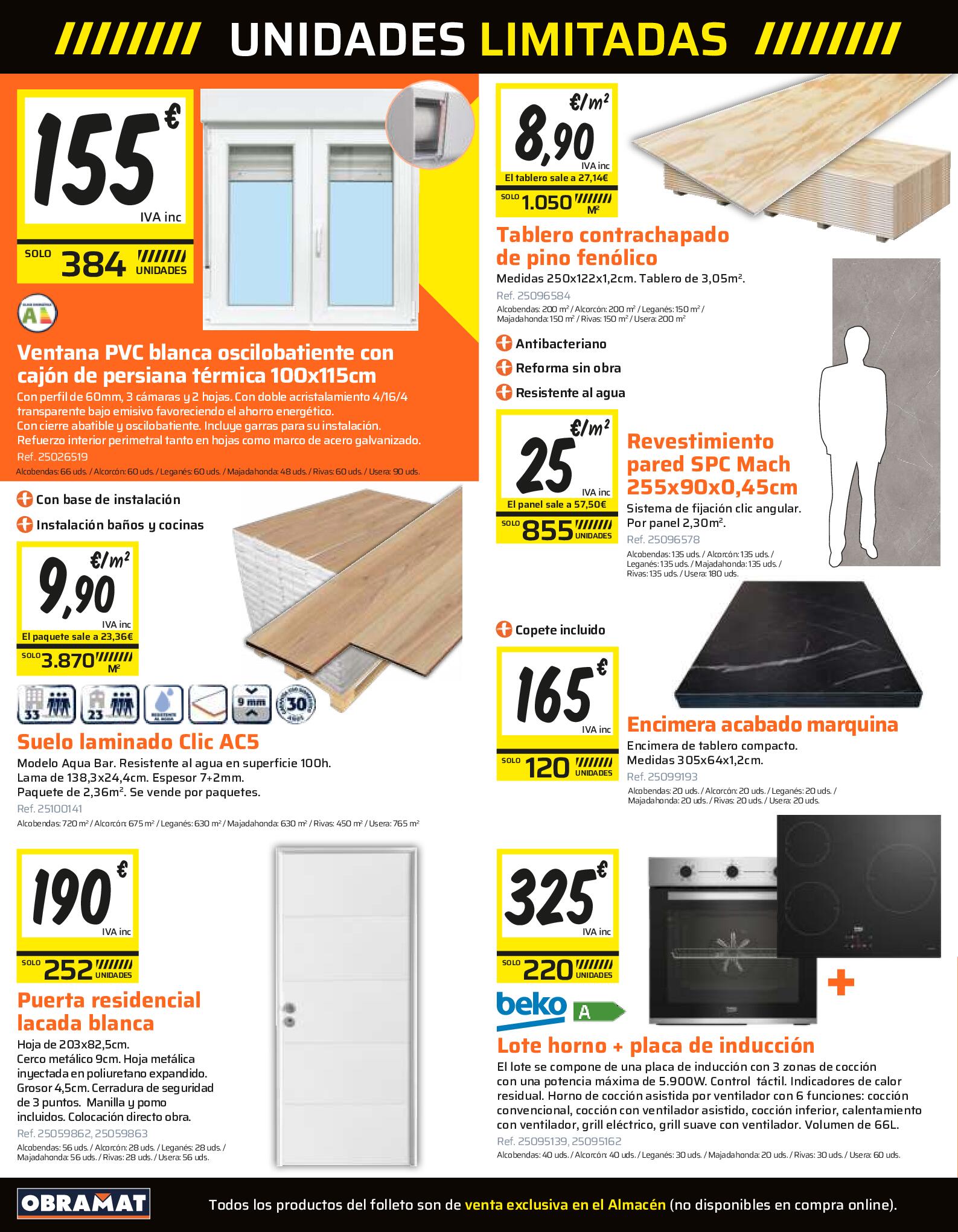 Productos a precios irrepetibles Obramat. Página 02
