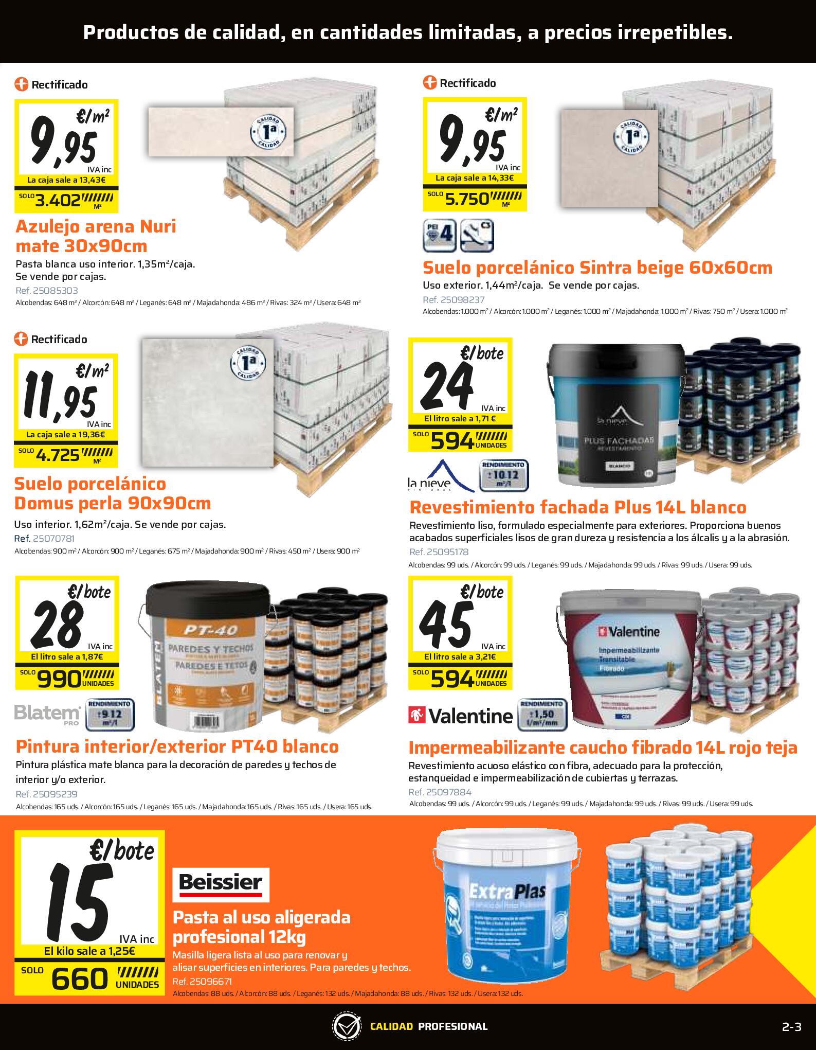 Productos a precios irrepetibles Obramat. Página 03