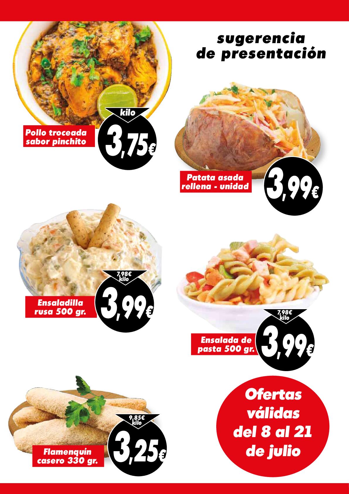 Ofertas del 7 al 19 de julio Piedra. Página 04