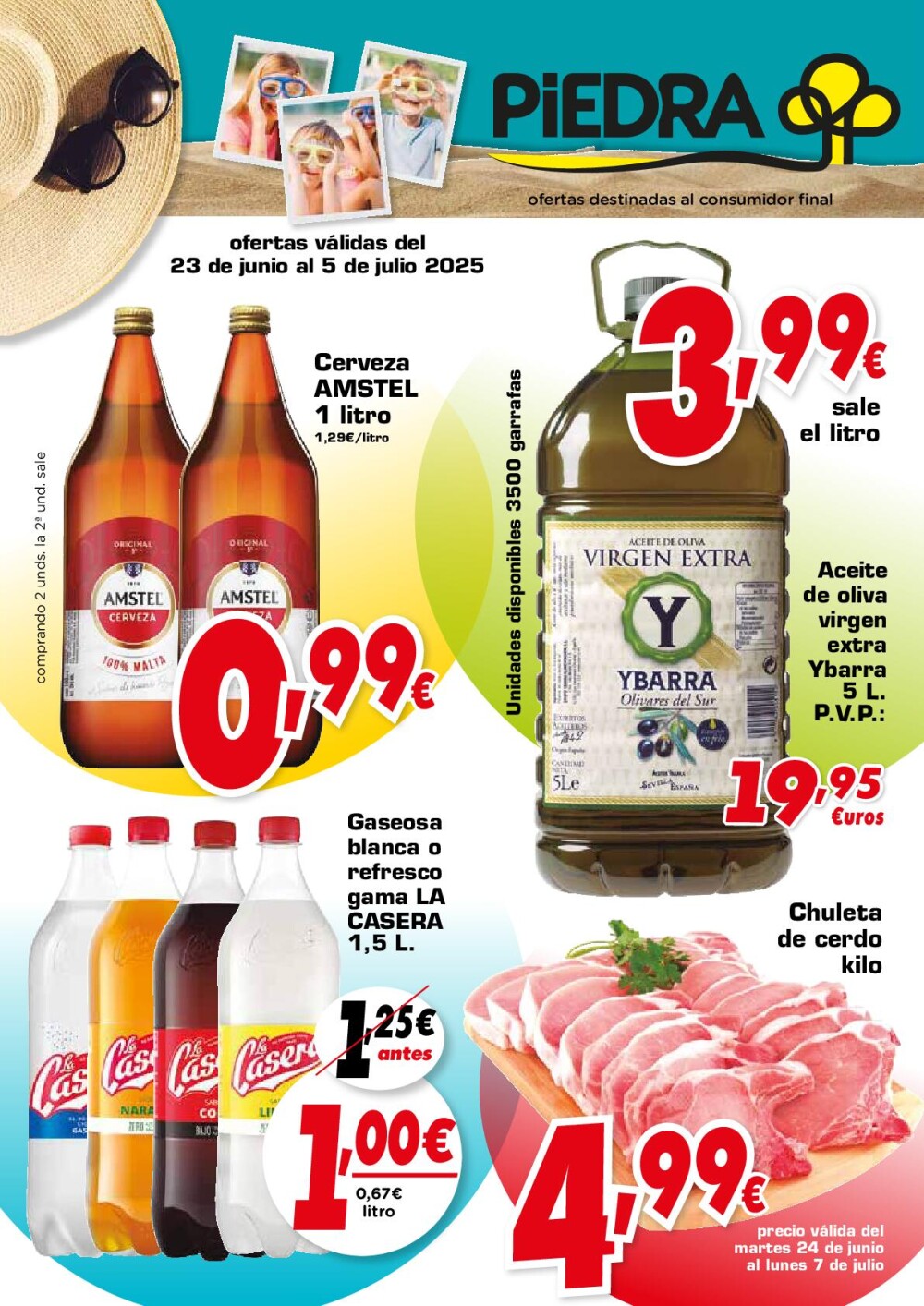 Piedra. Ofertas quincenales