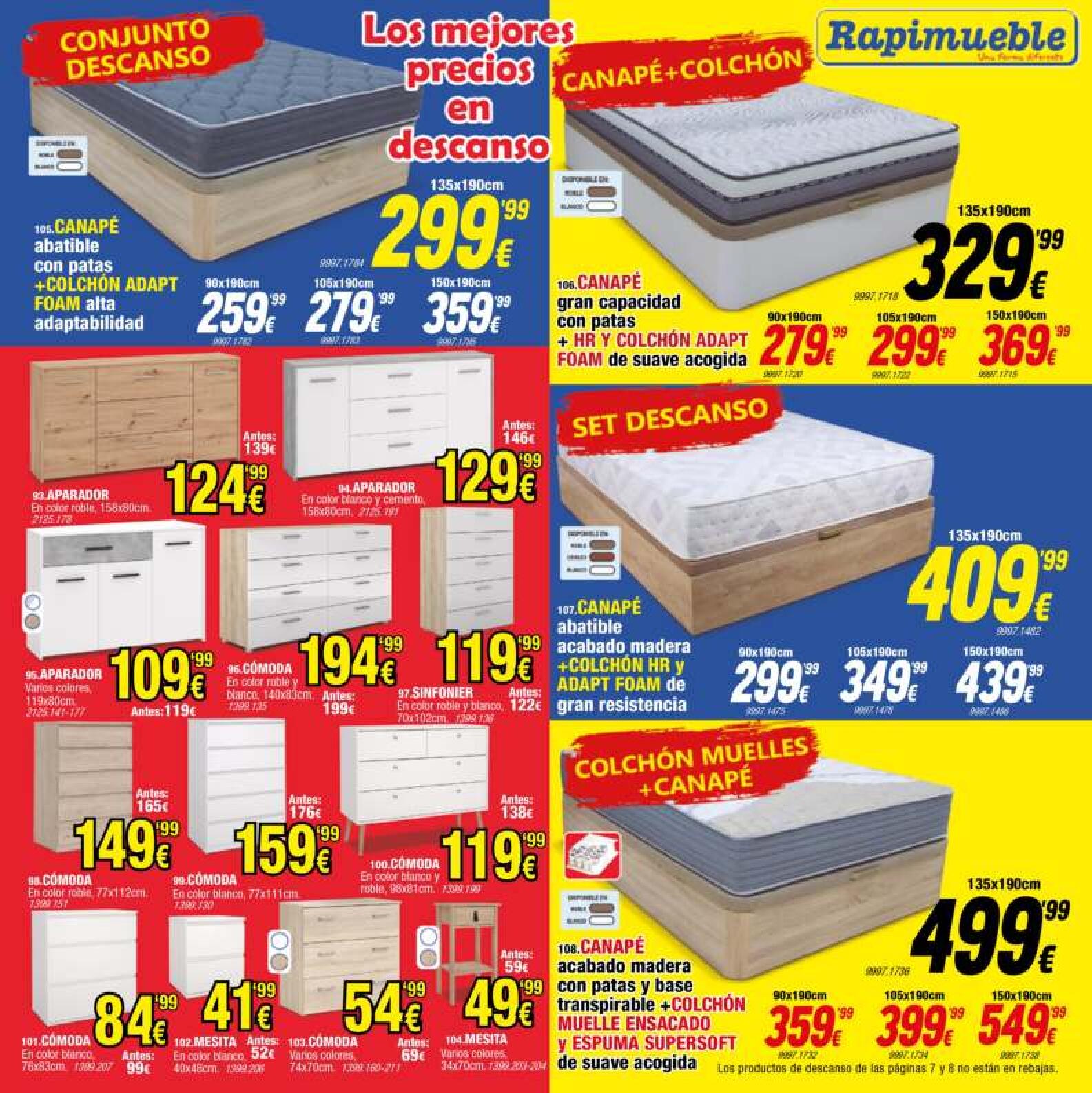 Rebajas de julio Rapimueble. Página 09
