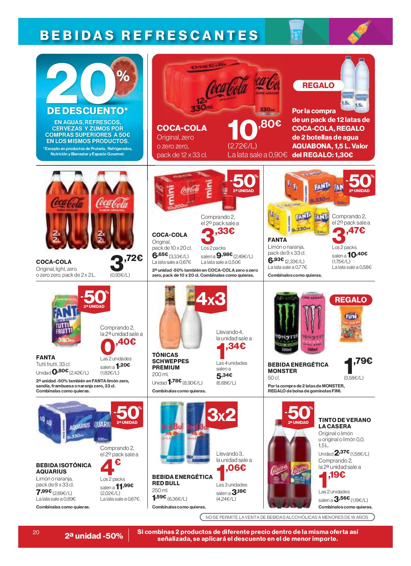 Folleto quincenal Supercor. Página 20