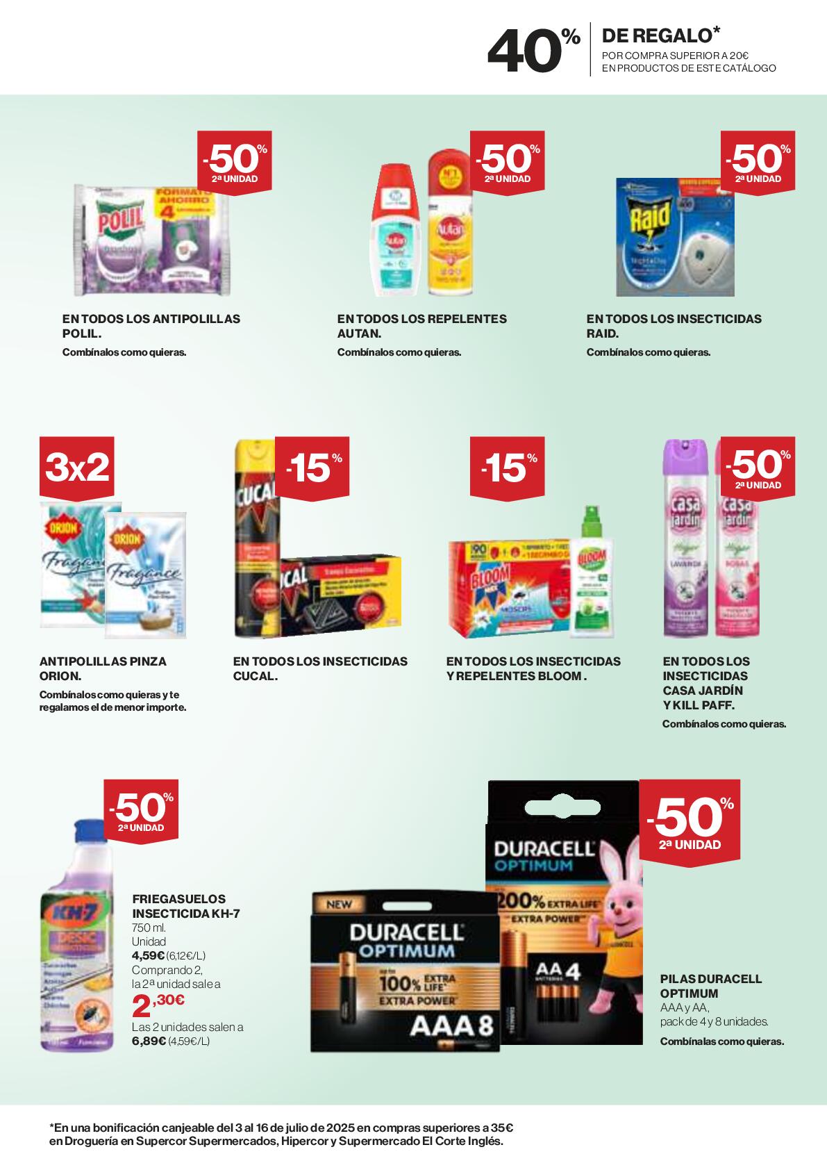 Limpieza y cuidado del hogar Supercor. Página 11