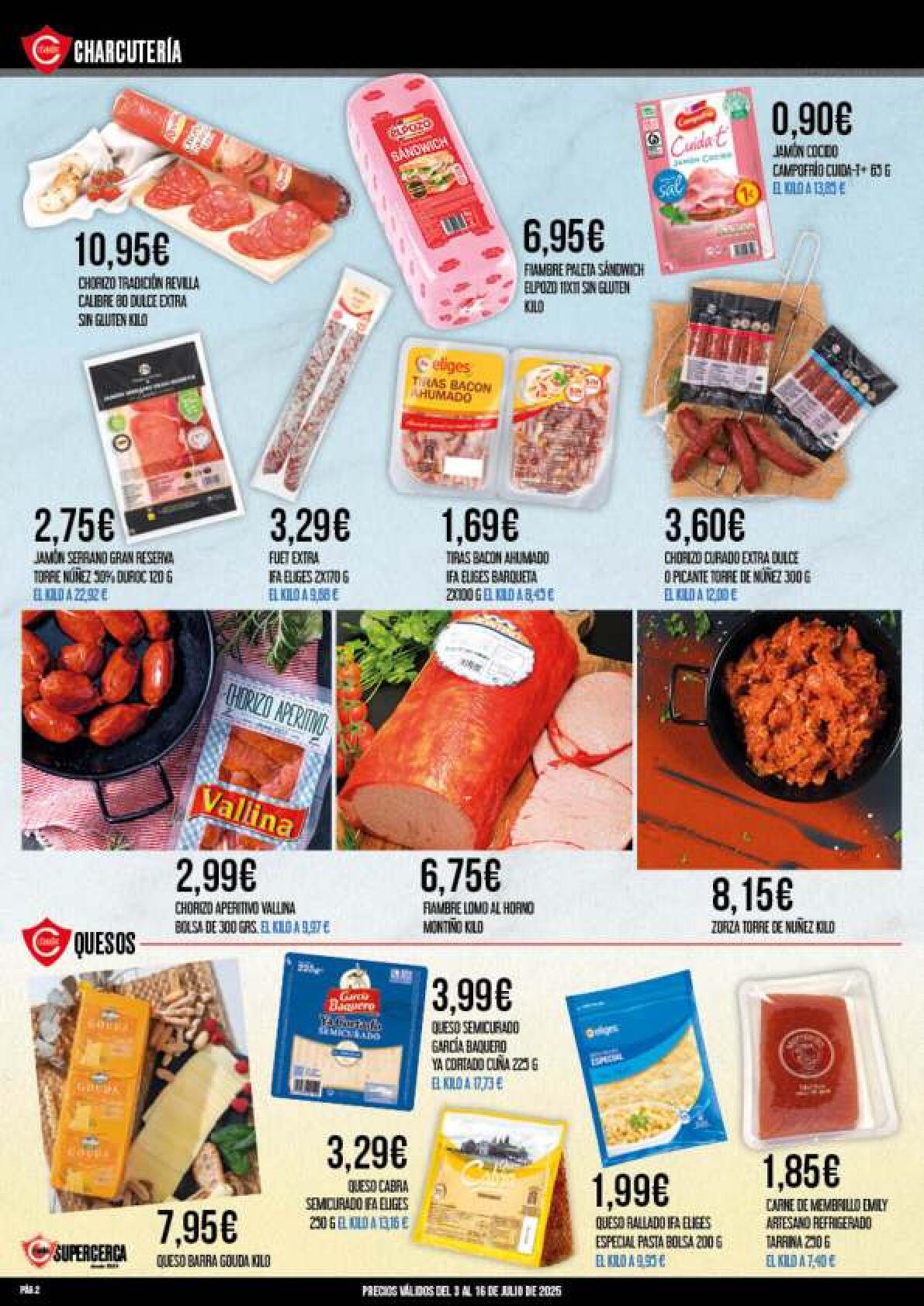Especial helados, aperitivos y refrescos Supermercado Claudio. Página 02