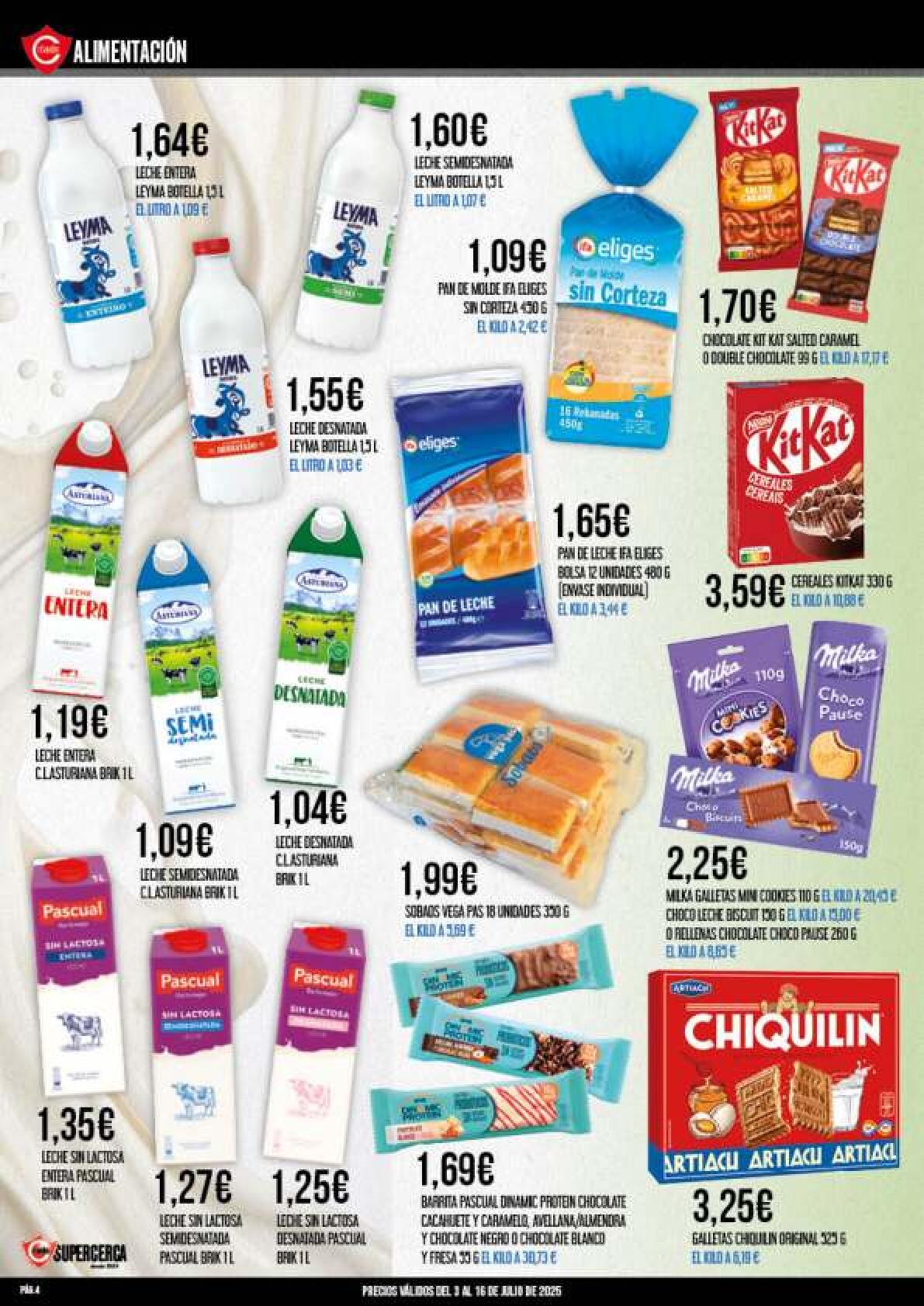 Especial helados, aperitivos y refrescos Supermercado Claudio. Página 04
