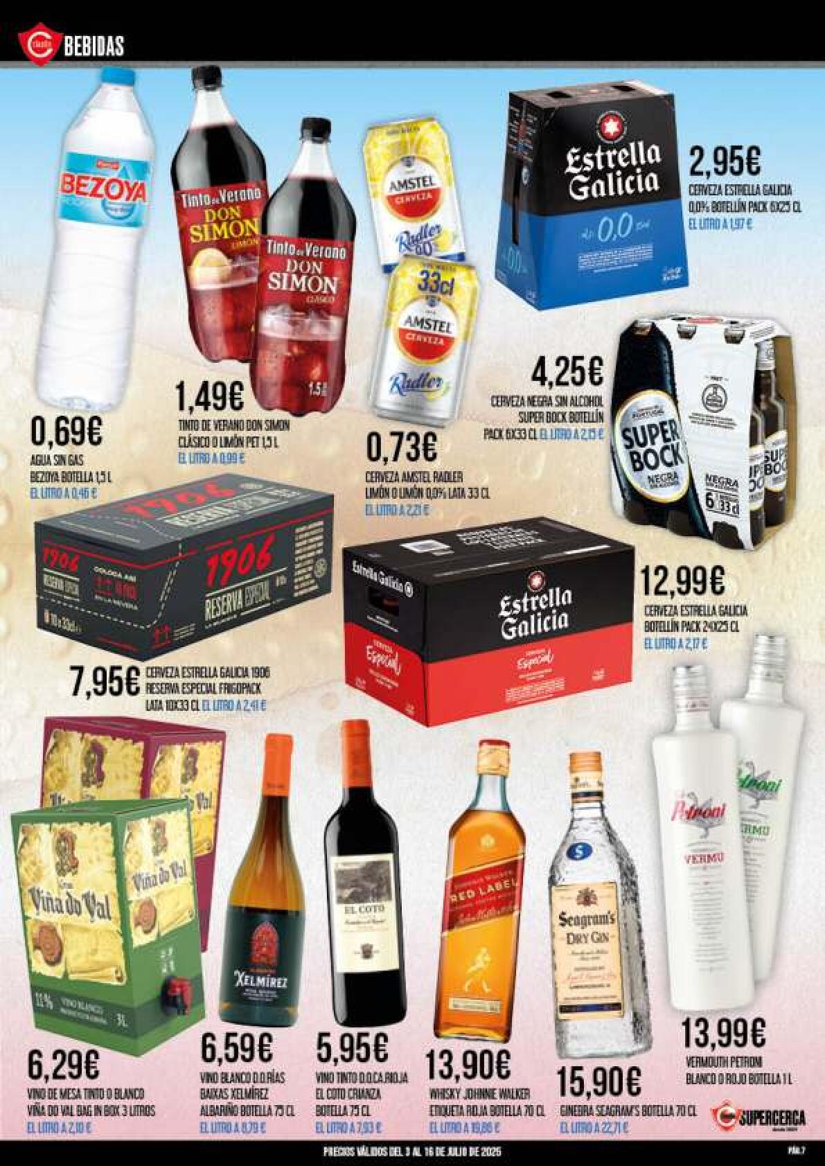 Especial helados, aperitivos y refrescos Supermercado Claudio. Página 07
