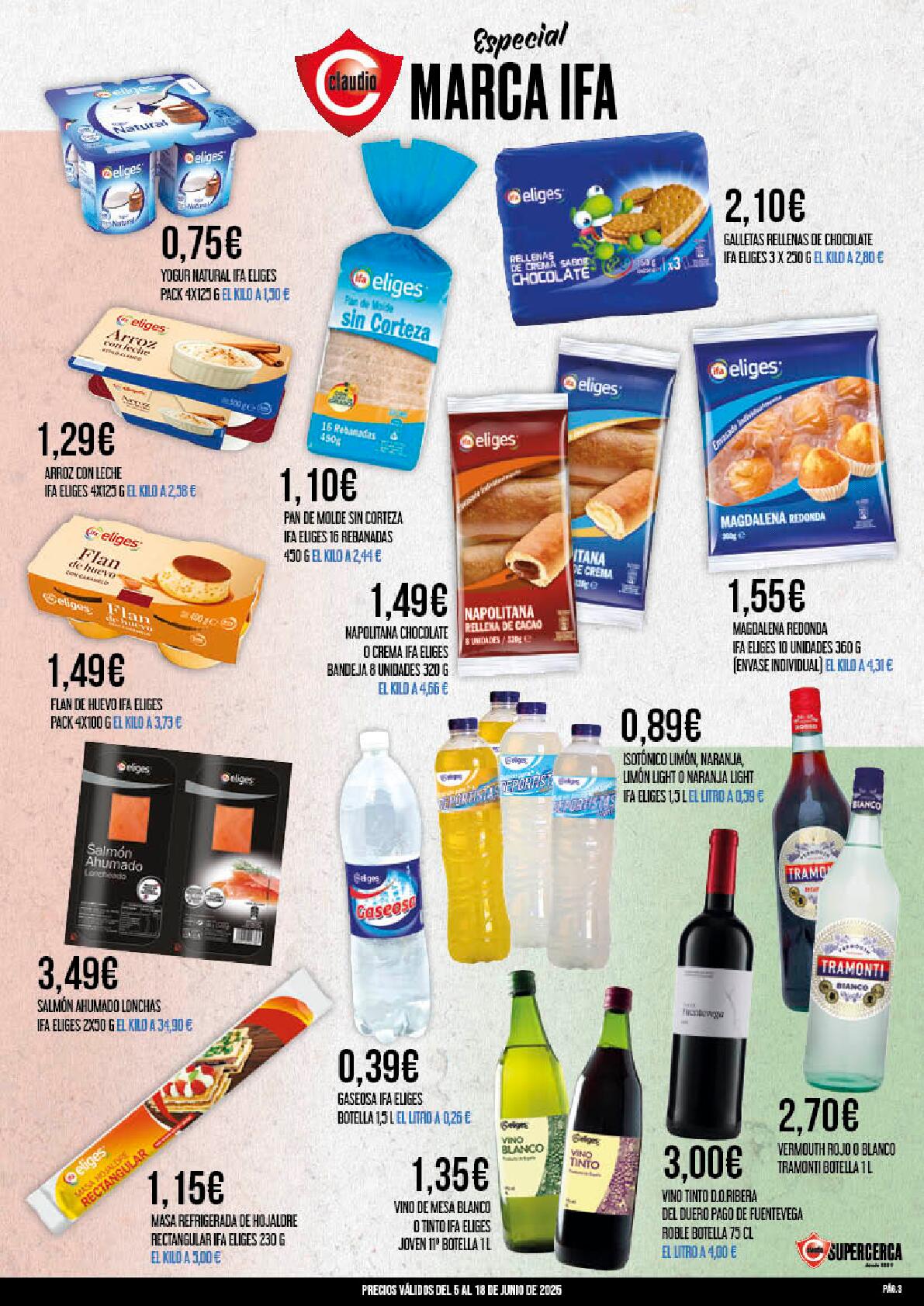 Promociones quincenales Supermercado Claudio. Página 03