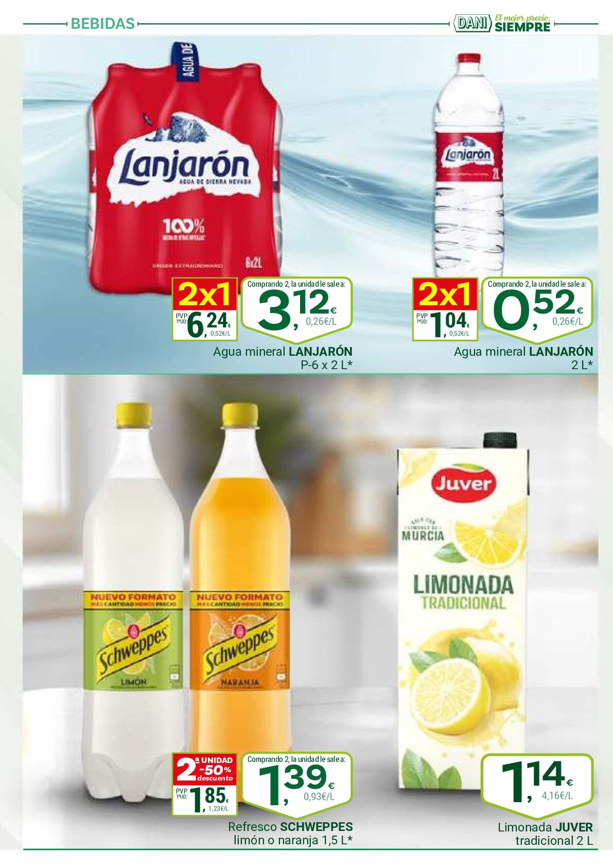 A buen tiempo buenos precios Supermercado Dani. Página 02