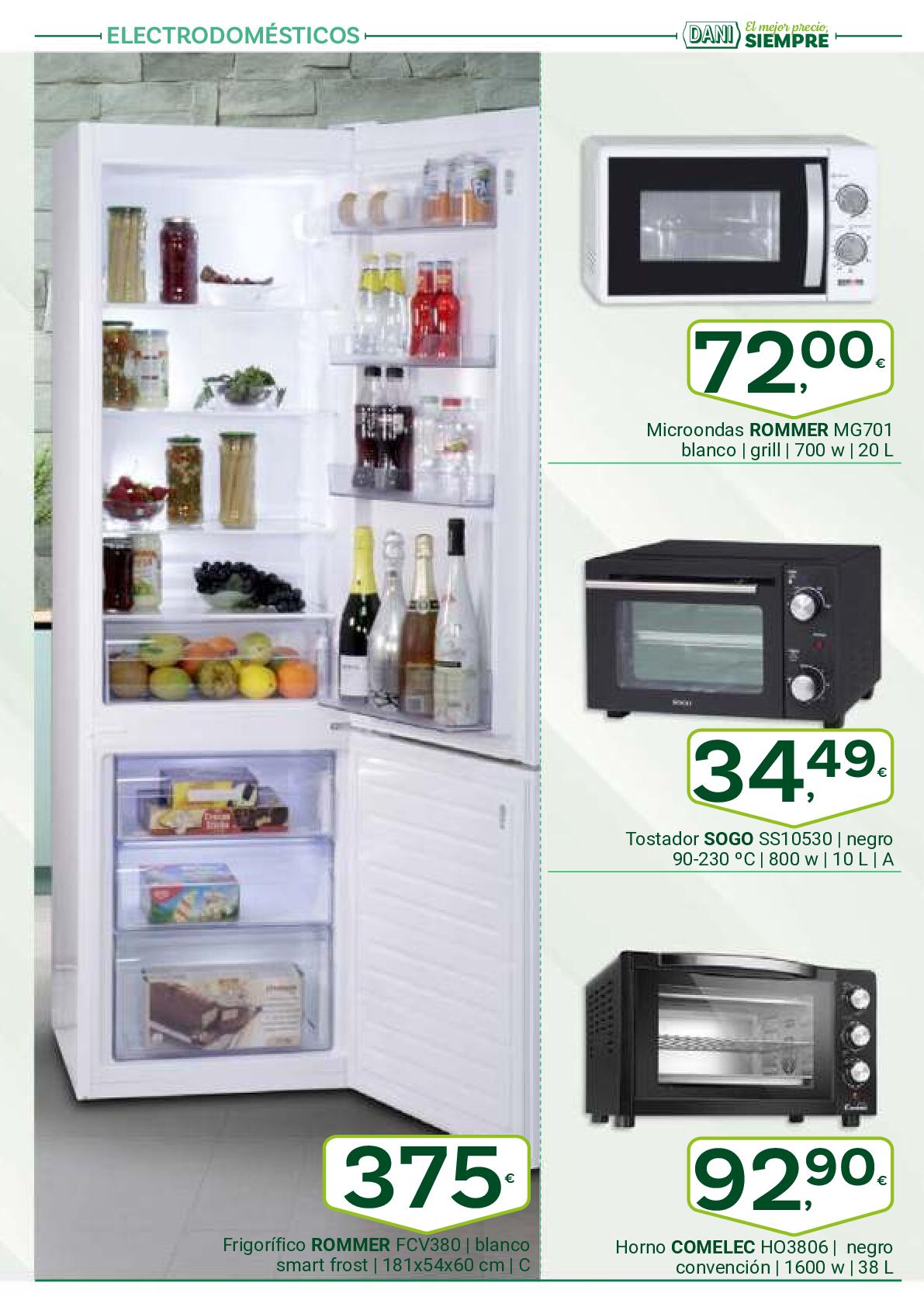 A buen tiempo buenos precios Supermercado Dani. Página 14