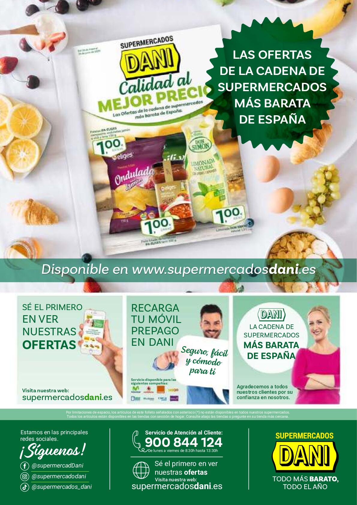 A buen tiempo buenos precios Supermercado Dani. Página 24