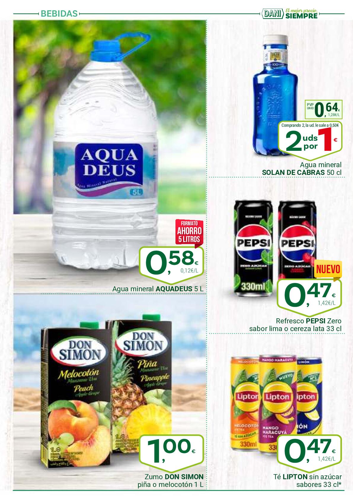 Donde la calidad cuesta menos Supermercado Dani. Página 02