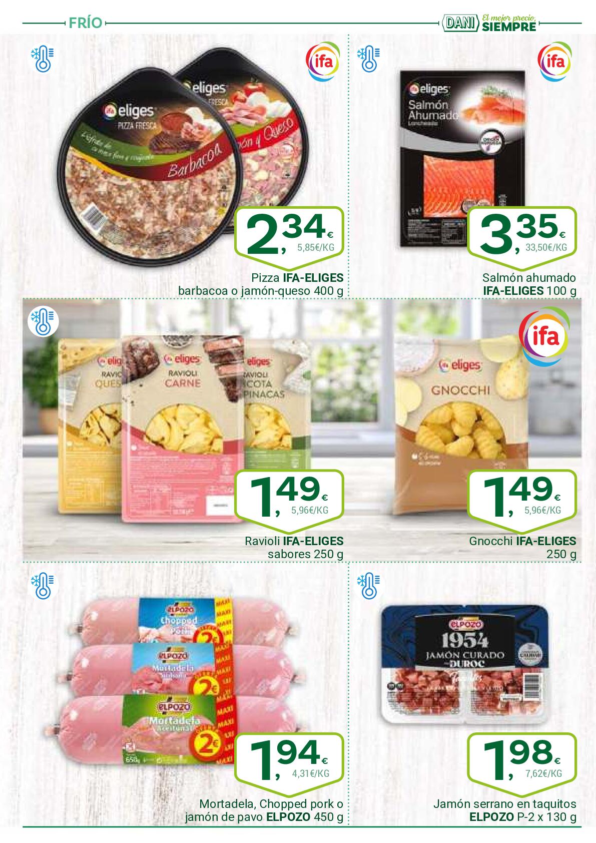 Donde la calidad cuesta menos Supermercado Dani. Página 16