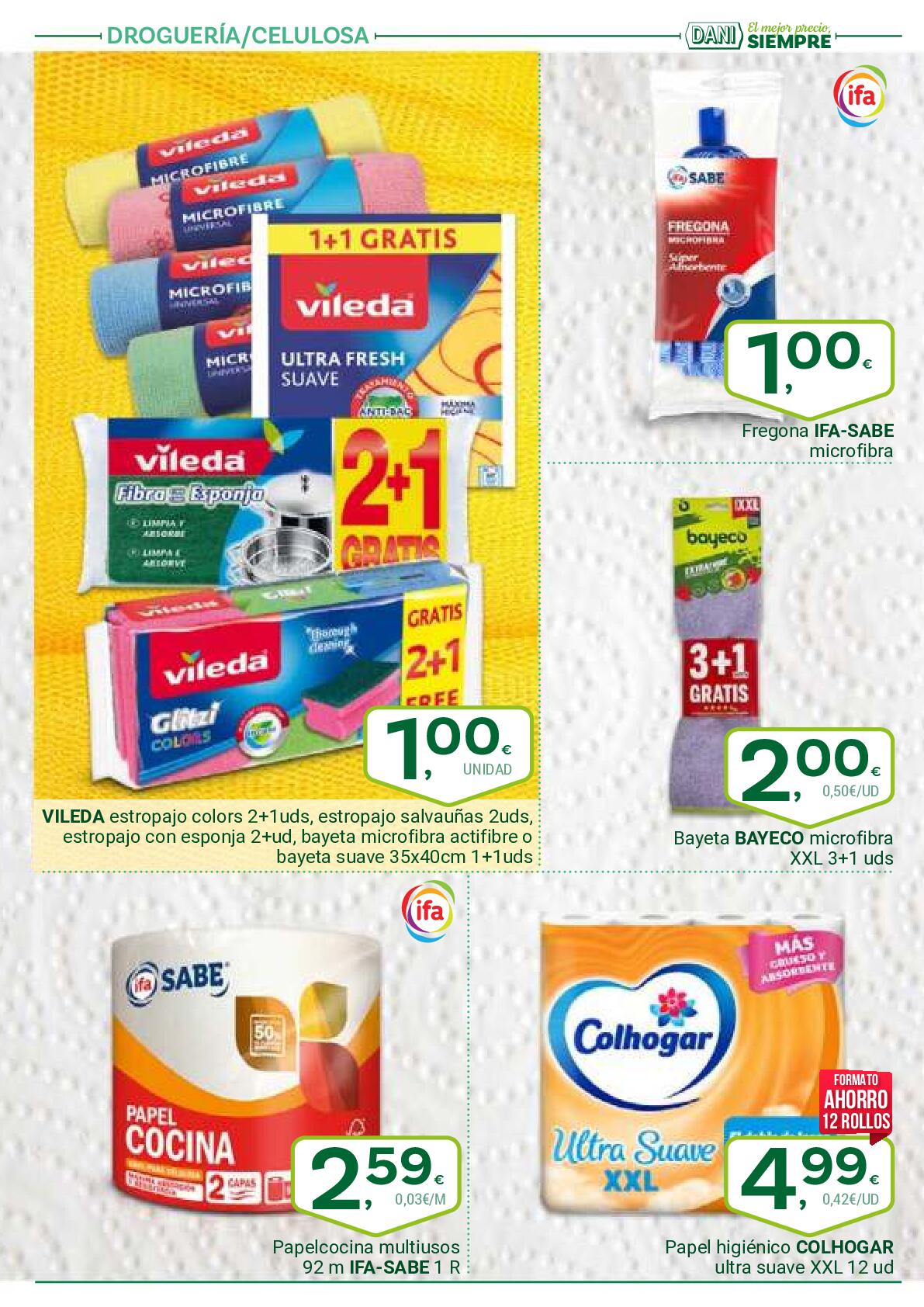Donde la calidad cuesta menos Supermercado Dani. Página 22