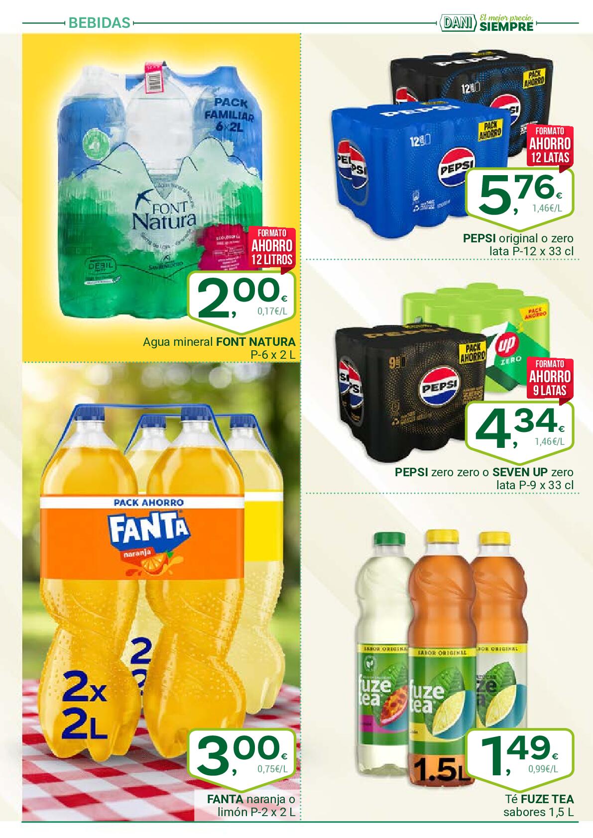 Folleto mensual Supermercado Dani. Página 02