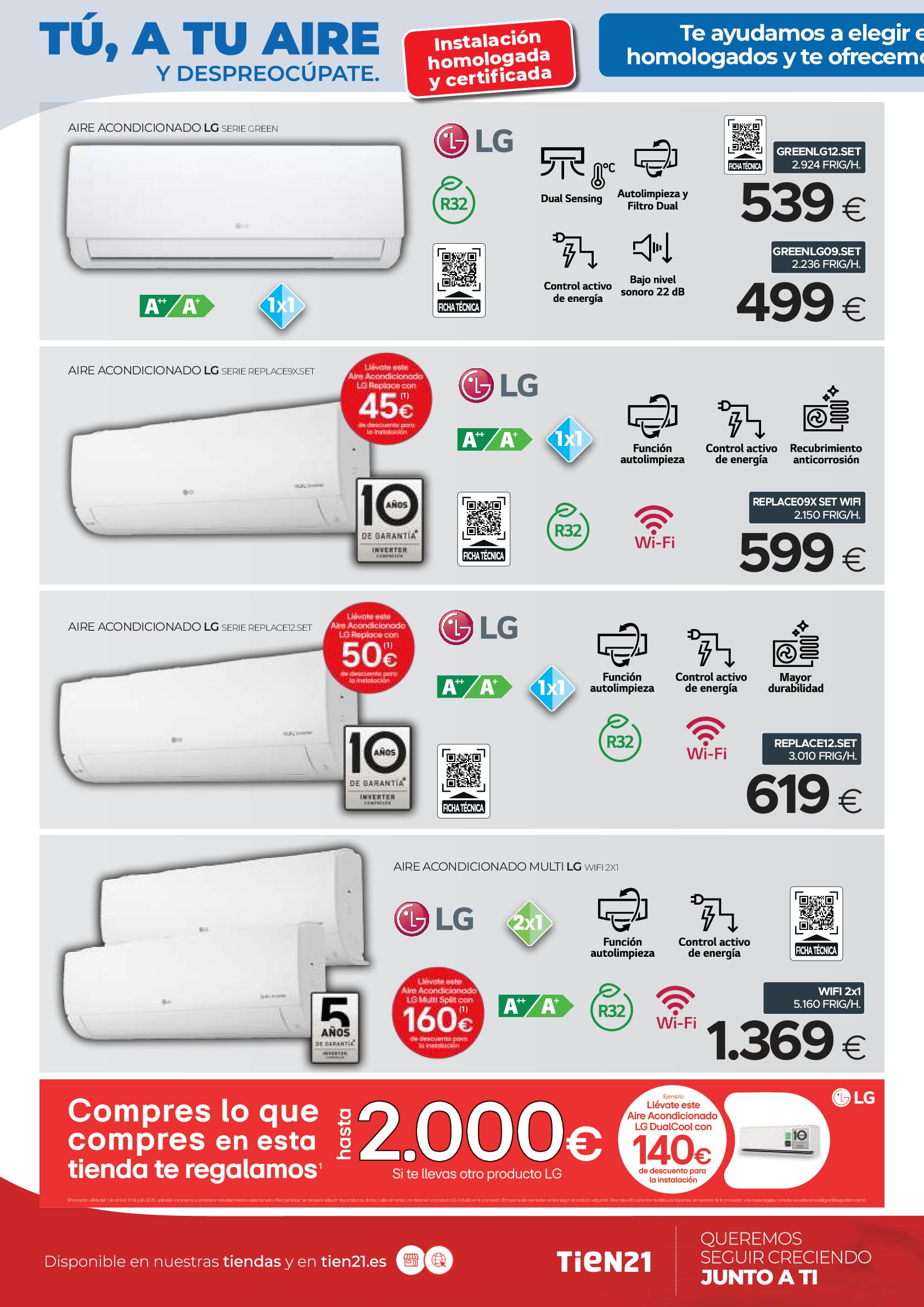 Ofertas aire acondicionado Tien21. Página 06