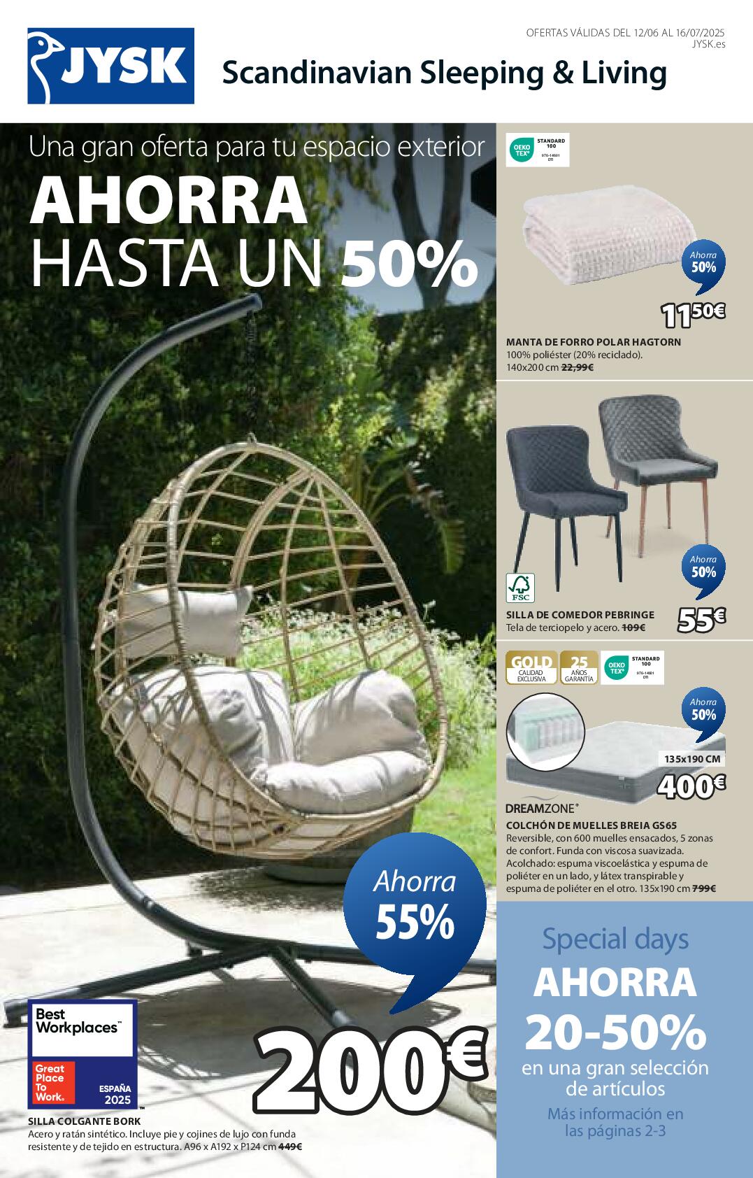 Ahorra hasta un 50 Tienda JYSK. Página 02