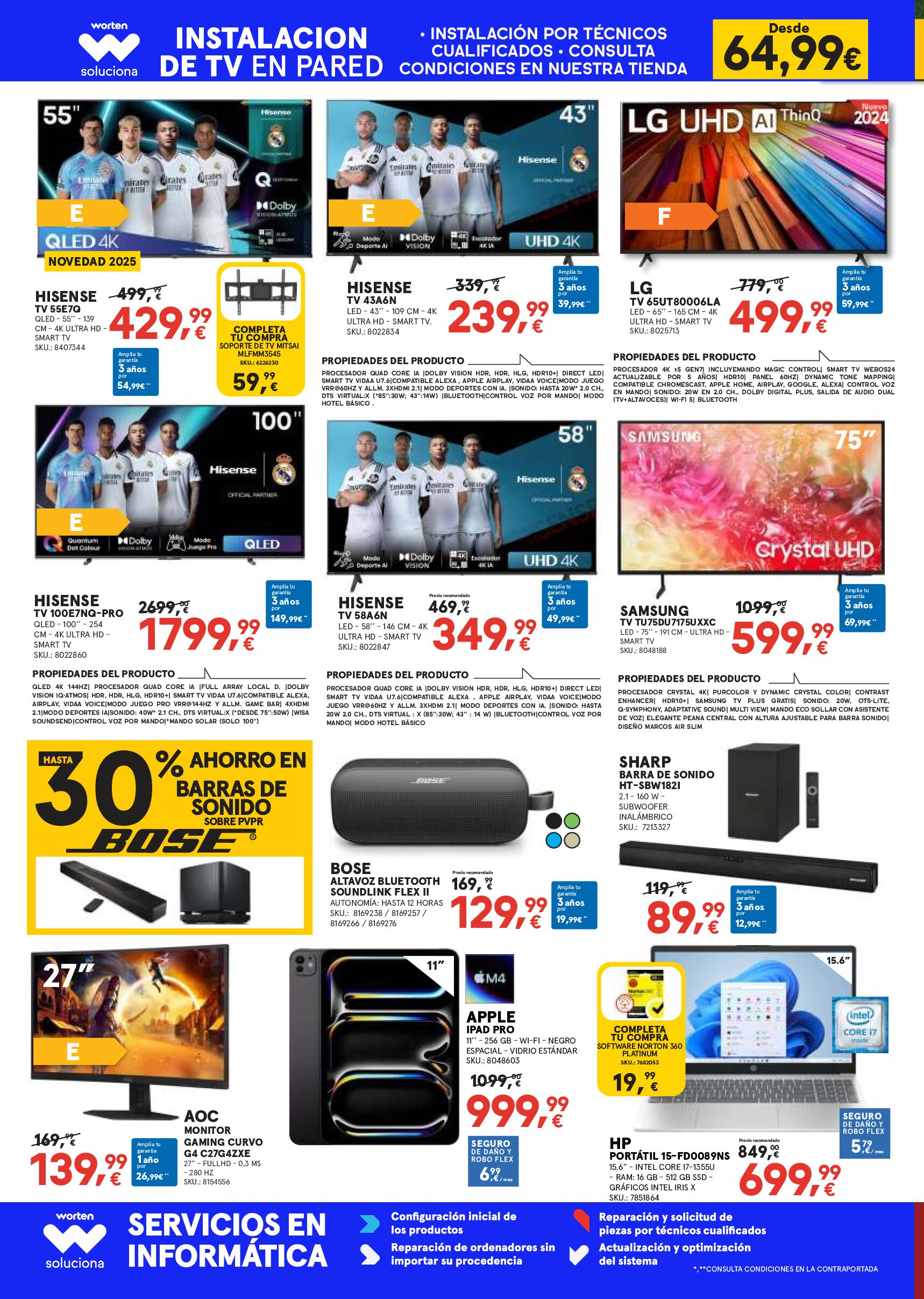 Campeones en precios Worten. Página 02