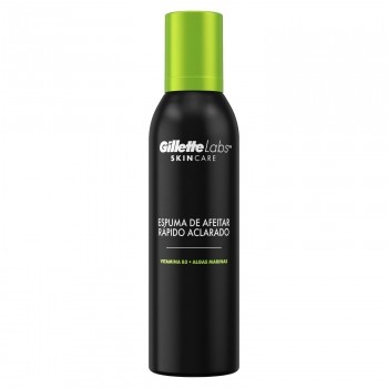 Espuma de afeitar rápido aclarado Labs Gillette 240 ml.