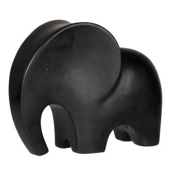 Figura de elefante de dolomita negra 8 cm