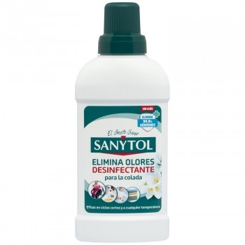 Desinfectante para la colada elimina olores sin lejía Sanytol 500 ml.